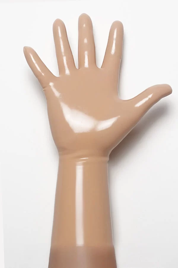 Latex Mannequin Classic Short Molded Gloves