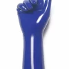 Latex Smoky Black Classic Short Molded Gloves