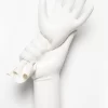 Latex Translucent Lilac Classic Short Molded Gloves